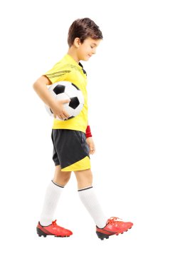 Üzgün çocuk spor giyim