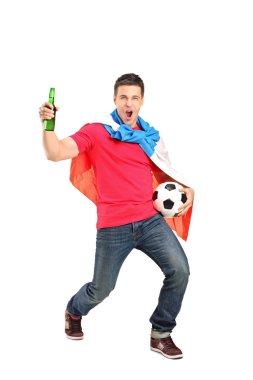 bira holding futbol ve futbol