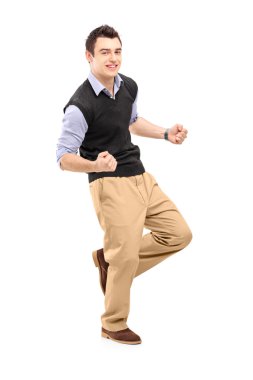 genç adam el mutluluk