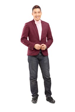 yakışıklı erkek model poz