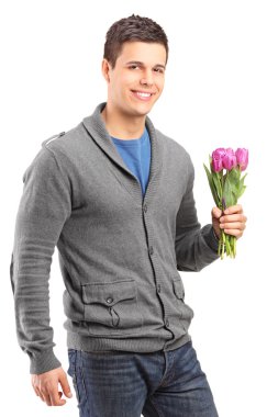 adam tutarak laleler