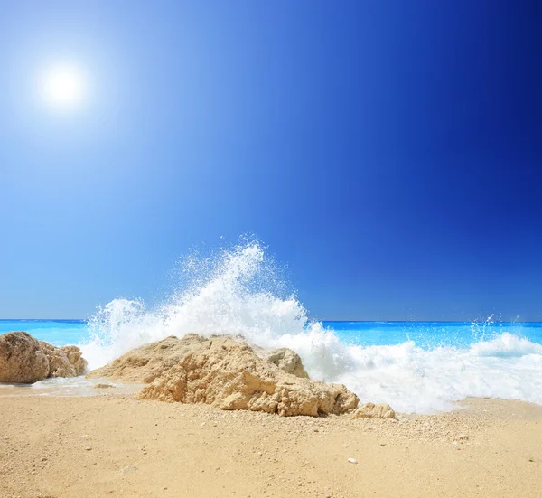 Porto katsiki in Griekenland, lefkada — Stockfoto