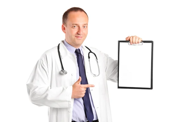 Lekarz z stetoskop — Zdjęcie stockowe