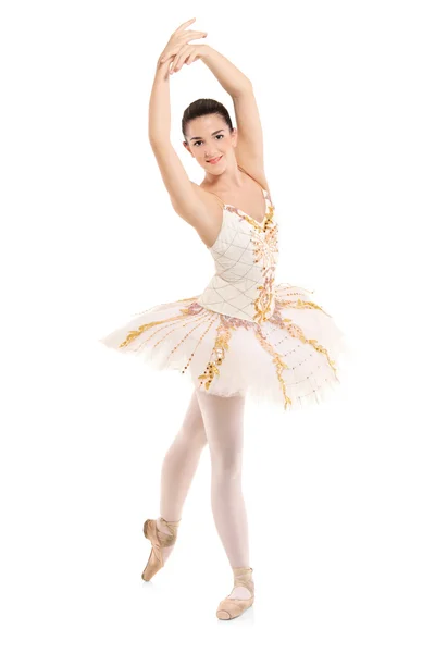 Ballerina danser — Stockfoto