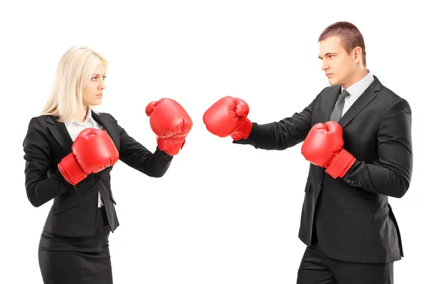 Empresarios peleando — Foto de Stock