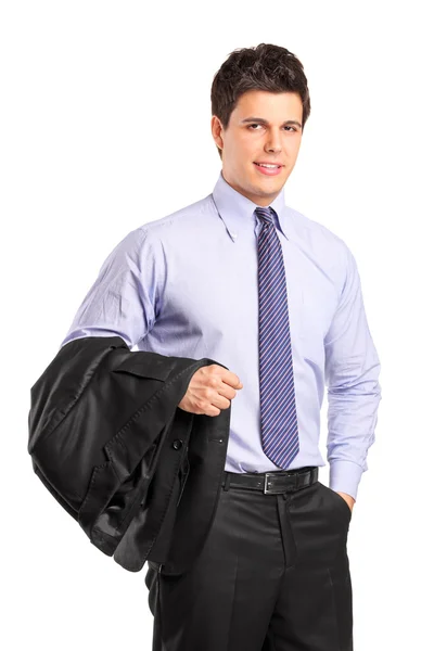 Young businessman standing — Stock Photo, Image