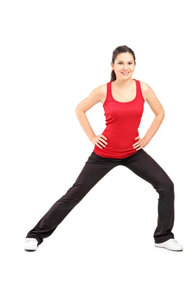 Young athlete exercising — Stock Photo, Image