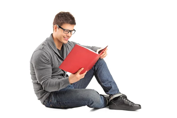 Guy reading book — Stock Photo, Image