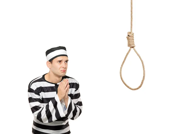 Sad prisoner — Stock Photo, Image