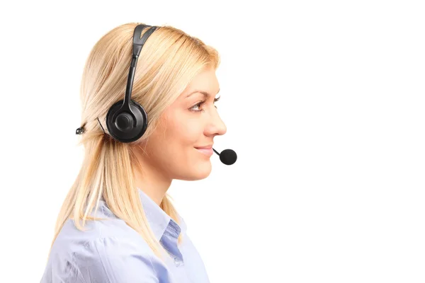 Vrouwelijke Customer Service Operator — Stockfoto