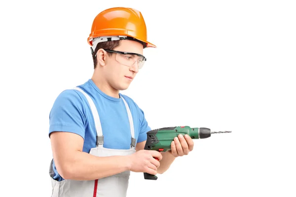 Arbetstagare hjälp drill — Stockfoto