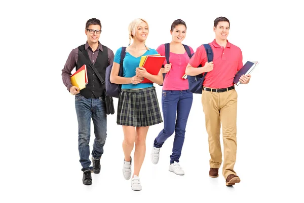 Male and female students — Stock Photo, Image