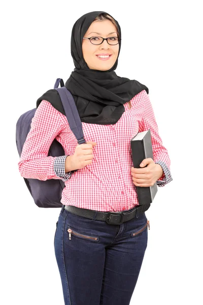 Estudiante con velo islámico —  Fotos de Stock