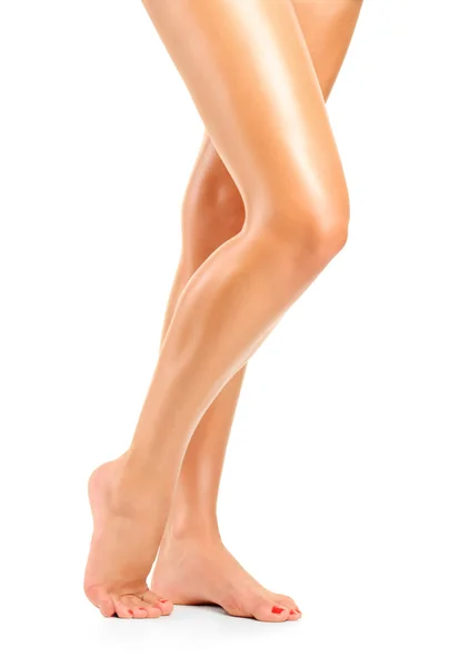 Long pretty woman legs — Stock Photo, Image