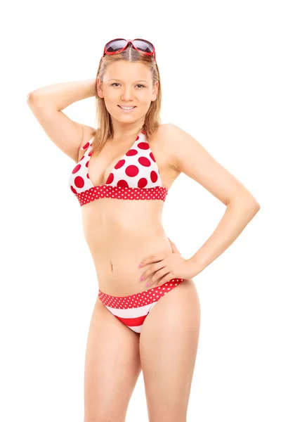 Attractive woman in swimsuit — Stock Photo, Image