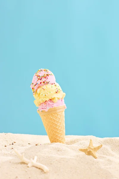 Zmrzlina, lepení — Stock fotografie