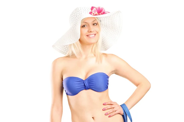 Attraente donna in bikini — Foto Stock