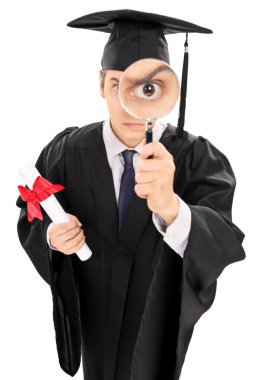 öğrenci görünümlü yalak Büyüteç