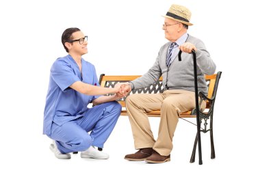 Beyefendi için sağlık profesyonel konuşma