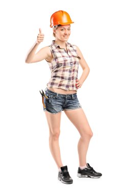 kadın işçi parmak pes