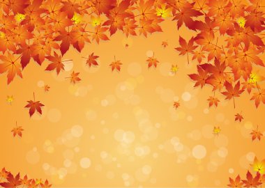 Autumn Text Sign Background clipart