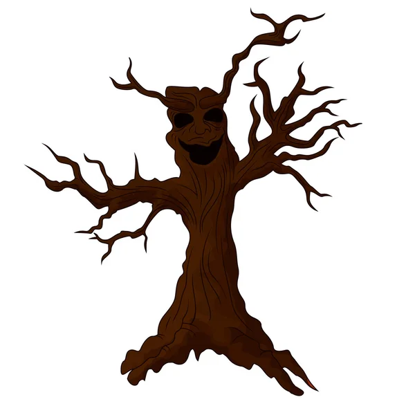 Mignon arbre monstre — Image vectorielle