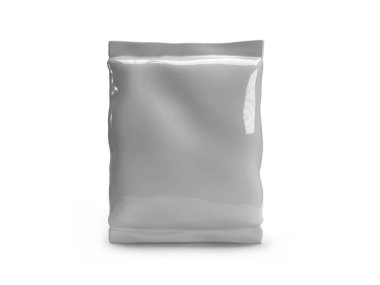 Gıda Sachet Paketleme 3 boyutlu Görüntü İzole Arkaplan Sahnesi