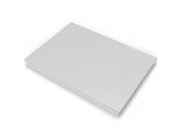 Kitap Kapağı 3D Görüntü İzole Arkaplan Sahnesi