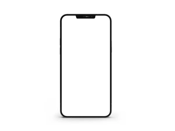 Modern Smartphone 3D Görüntü İzole Arkaplan Sahnesi