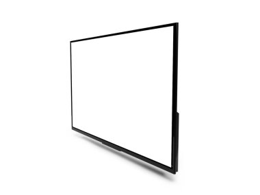 Akıllı TV 3D Görüntü İzole Arkaplan Sahnesi