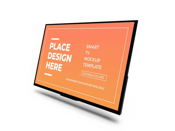 Smart Illustration Mockup Scene Isolated Background — Stock Photo, Image