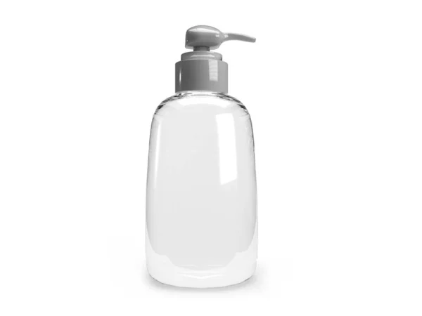 Soap Pump Bottle Illustration Mockup Scene Isolated Background — Stock Photo, Image