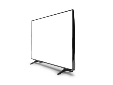 Akıllı TV 3D Görüntü İzole Arkaplan Sahnesi