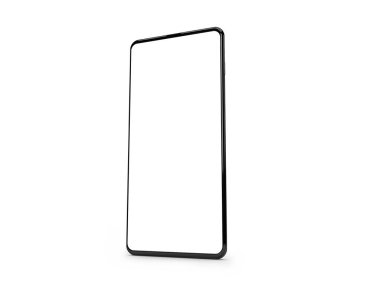 İzole Arkaplanda Genel Akıllı Telefon 3B Görüntü