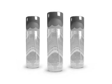 Parfüm Şişe Spreyi 3 boyutlu Görüntü İzole Arkaplan Sahnesi