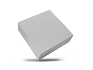 İzole Arkaplanda Kutu Paketleme 3B Resim Uygulama Sahnesi