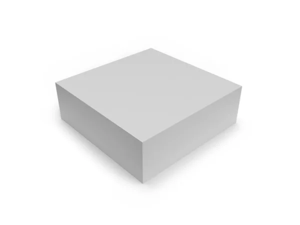 Box Packaging Illustration Mockup Scene Isolated Background — Stock Photo, Image