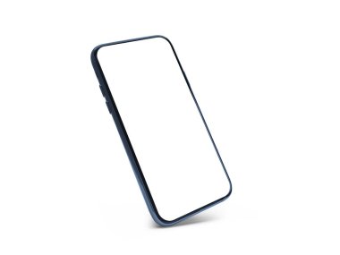 Smartphone 3D Görüntü İzole Arkaplan Sahnesi