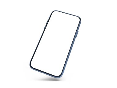 Smartphone 3D Görüntü İzole Arkaplan Sahnesi