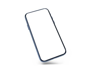 Smartphone 3D Görüntü İzole Arkaplan Sahnesi