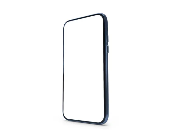 Smartphone 3D Görüntü İzole Arkaplan Sahnesi