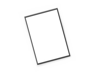 Portre Posteri 3B Görüntü İzole Arkaplan Sahnesi