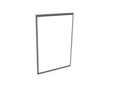 Portre Posteri 3B Görüntü İzole Arkaplan Sahnesi