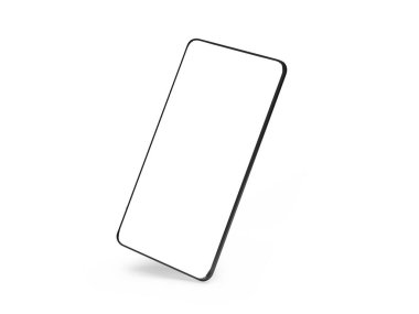 Smartphone 3D Görüntü İzole Arkaplan Sahnesi