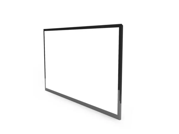 Smart Television Display Illustratie Mockup Scene Geïsoleerde Achtergrond — Stockfoto