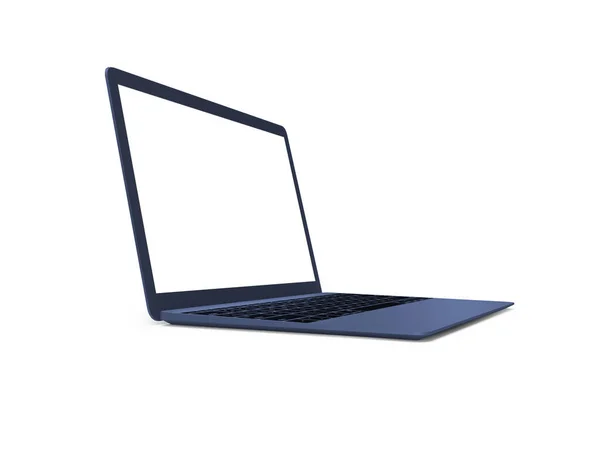 Laptop Computer Illustration Mockup Szene Auf Isoliertem Hintergrund — Stockfoto