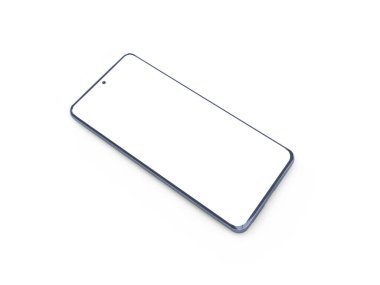 Smartphone 3D Görüntü İzole Arkaplan Sahnesi