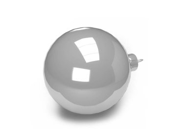 Noel Bauble 3D Görüntü İzole Arkaplan Sahnesi