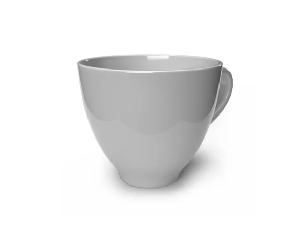 Coffee Tea Cup Illustration Mockup Scene Isolated Background — Stock Fotó