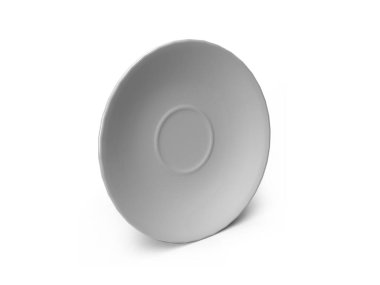 Plaka Tabağı 3D Görüntü İzole Arkaplan Sahnesi